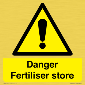 Danger Fertiliser store